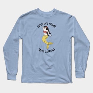 Sullivans Island South Carolina Mermaid Long Sleeve T-Shirt